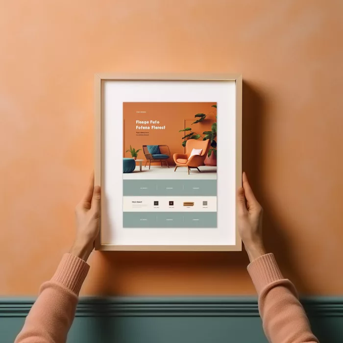 A frame snapshot of a sophisticated website mockup